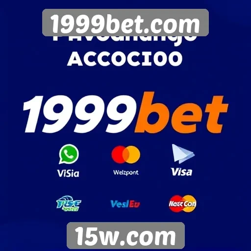 Plataformas de pagamento aceitas no 1999bet